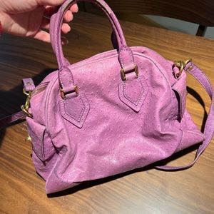 Marc by Marc Jacobs Purple Ostrich Bag